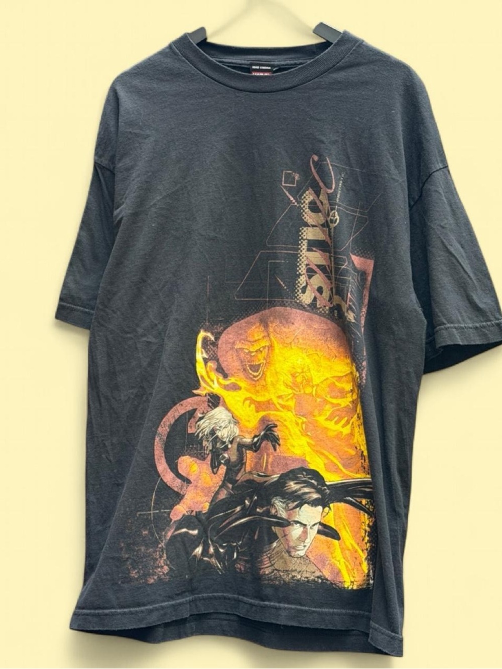 Marvel black fantastic 4 tee Size XL mad engine vintage